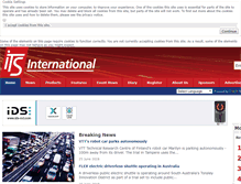 Tablet Screenshot of itsinternational.com
